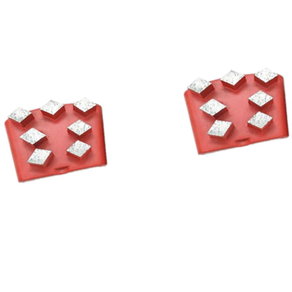 Long-lasting HTC  EZ Change Diamond Grinding Shoes for Concrete Floors with Seven Rhombus Segments - 12PCS