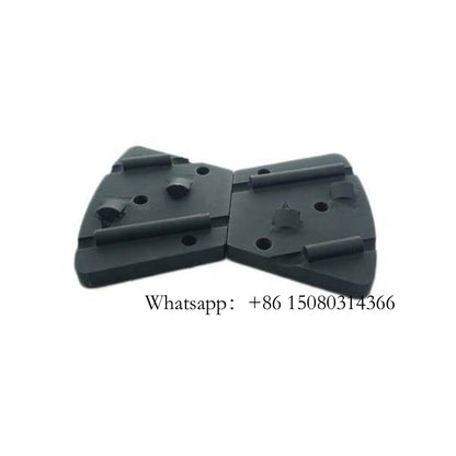 Diamond Abrasive PCD Disc TCT Tipped Round Grinding Bar Blastrac Concrete Floor Pads For Thick Rubber Resin Remove 12PCS