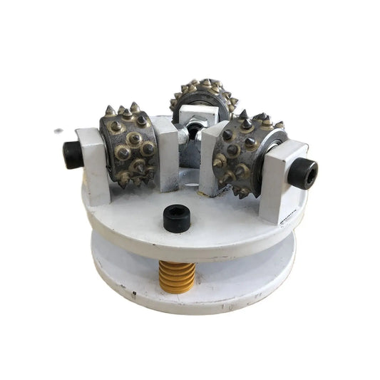 Bush Hammer 125mm Abrasive Tool Alloy  Litchi 3-Rollers For Grinding And Polishing Stone Marble Granite Concrete Floor