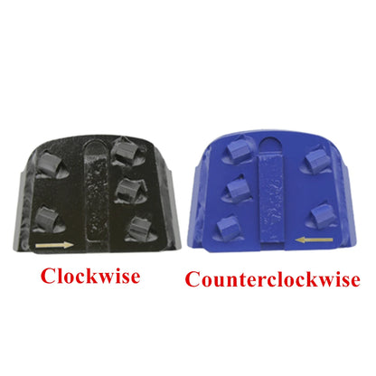 LavinaPcd Grinding Roller Counter Clockwise Rotations Concrete Floor Pads for Thick Coating Removing 9pcs