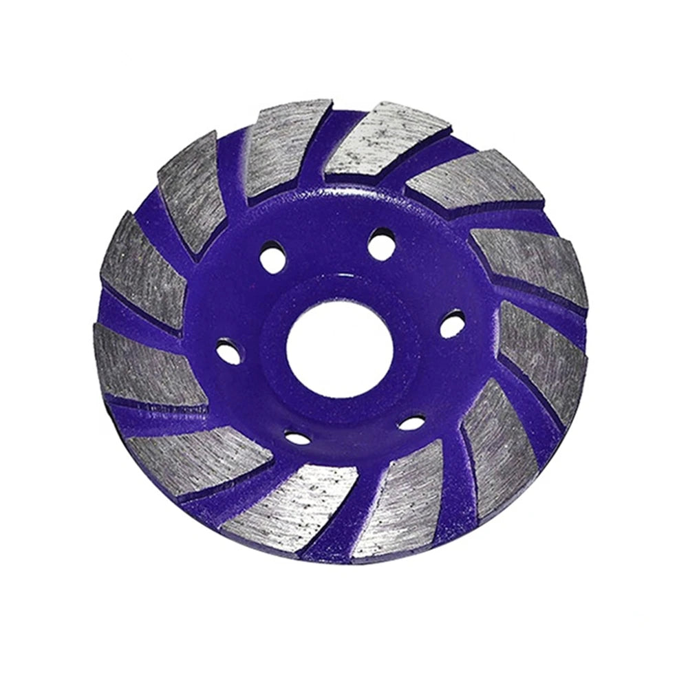 9PCS Diamond Grinding Disc 3 Inch Diameter with Continuous Rim Turbo Row Diamond Segments for Floor Grinding Wheel, Stone Slab,