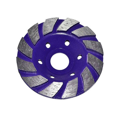 9PCS Diamond Grinding Disc 3 Inch Diameter with Continuous Rim Turbo Row Diamond Segments for Floor Grinding Wheel, Stone Slab,