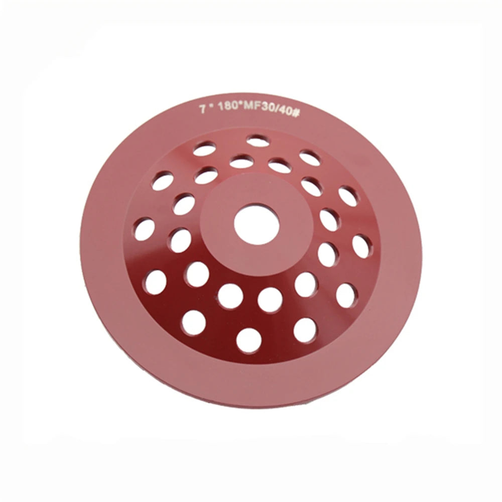 7-Inch Diamond Abrasive Grinding Disc with Six Star-Shaped Segments for Concrete Floor Polishing - 3PCS Round Polisher Plates