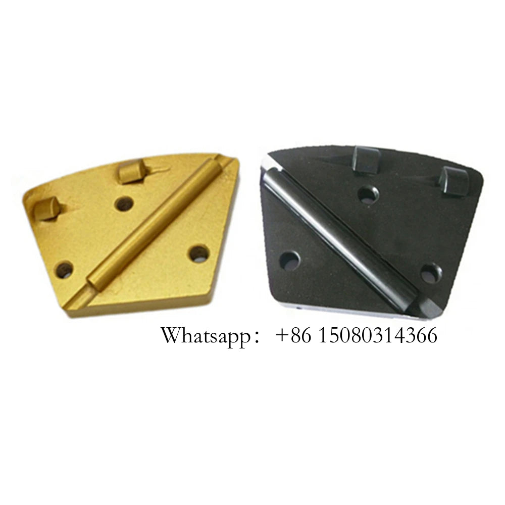 Clockwise Grinding Rotation PCD Floor Pad Diamond TCT Round Bar Removal Wings For Thick Epoxy Coating Removing 12PCS