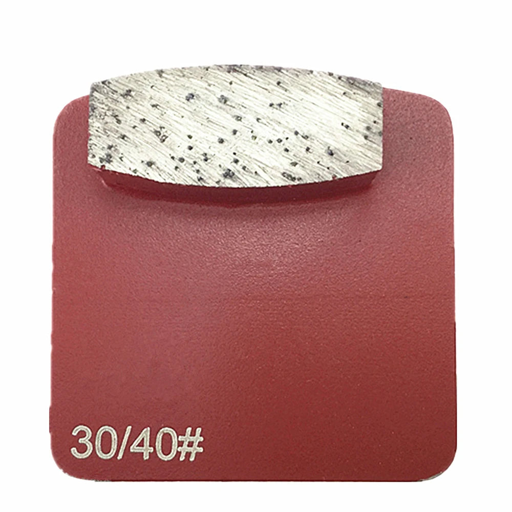 Husqvarna Diamond Grinding Shoes Husqvarna Single Drum Segment Diamond Concrete Grinding Pads  Redi Lock Floor Metal Abrasive Tools For 12PCS