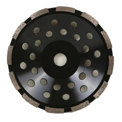 Upgrade Your Concrete Renovation Game with Our Single Row Segmented Diamond Grinding Cup Wheel Angled for Angle Grinders 9PCS