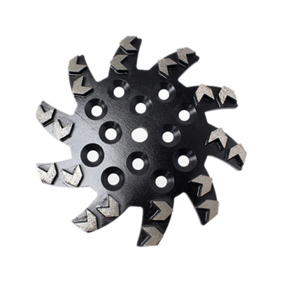 10 Inch Universal Diamond Grinding Disc with Hard Bond for Concrete Floor, Medium Grit 36, and Floor Polishing Pads 3 PCS