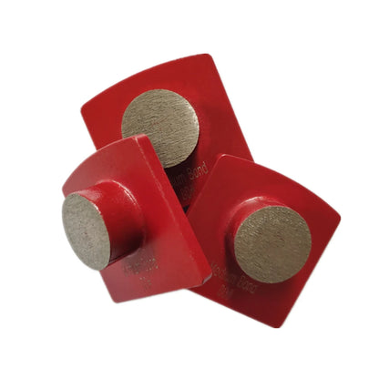 Husqvarna Redi Lock Diamond Grinding Pads Single Round Segment  Floor Grinding Block For Concrete Terrazzo 9PCS