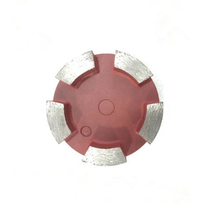 3 Inch Diamond Grinding Disc with Grit 30 Medium Bond Concrete Plates Double Post STI Diamond With Five Curved Segments - 9PCS