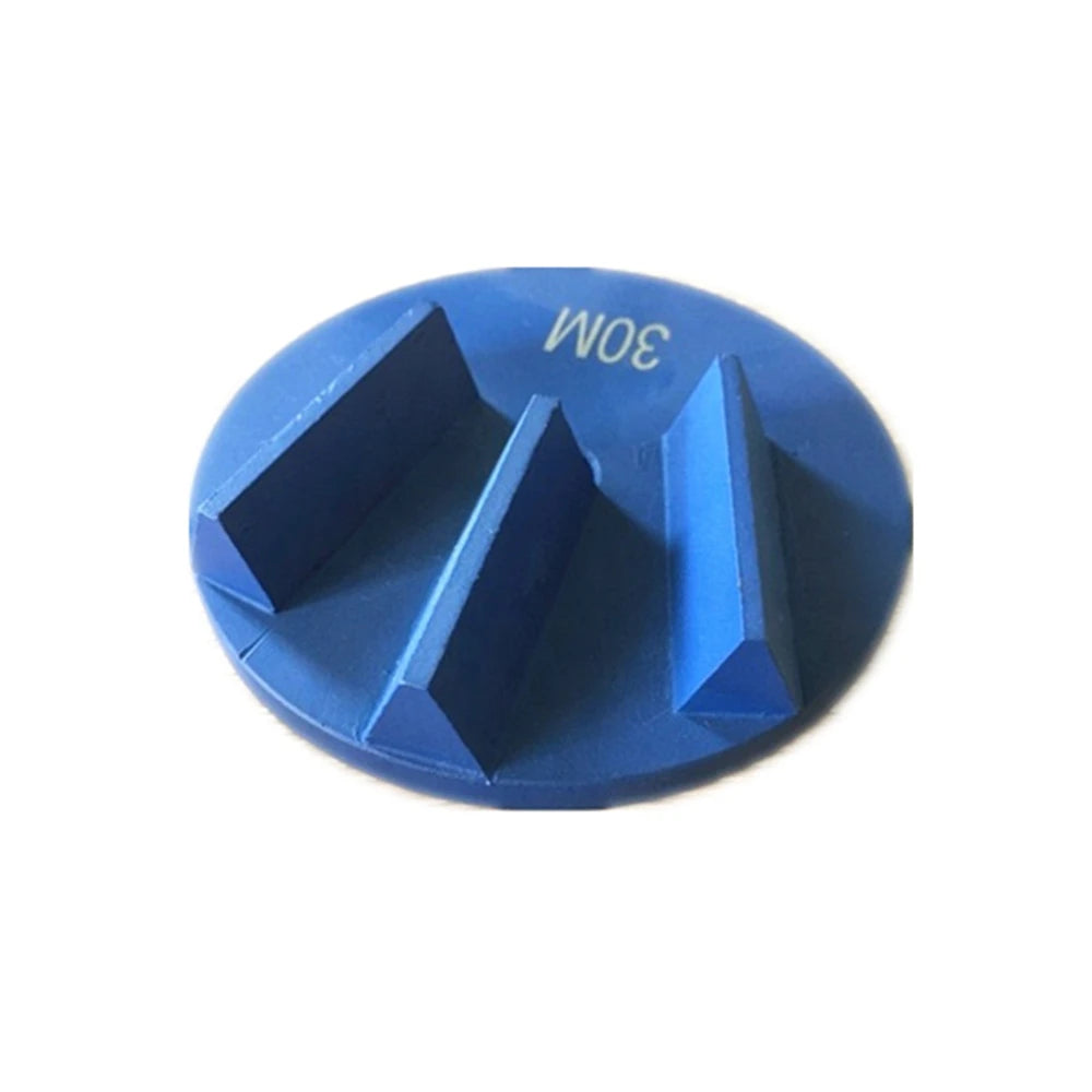 Perfect Floor Polishing with Three Triangle Segmented Diamond Floor Pads  4 Inch Metal Bond Concrete Flooring Edge Grinding 9PC