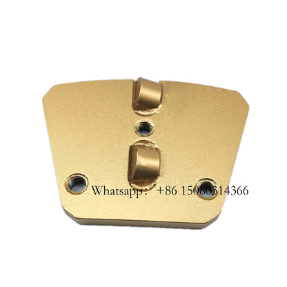 Two Half PCD Disc Scrape M6 Thread Holes Blastrac Saw Blades Hard Bond Floor Pads For Heavy Epoxy Mastic Remove 12PCS