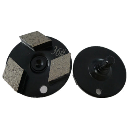 3 Inch Diamond Plus Concrete Grinding Disc with Three Rhombus Segments for Stone and Terrazzo Floors - Pack of 12