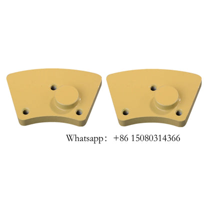 Three M6 Screw Connection ASL Diamond Grinding Shoes Concrete Floor Renovation Tools For Blastrac Grinder 9PCS