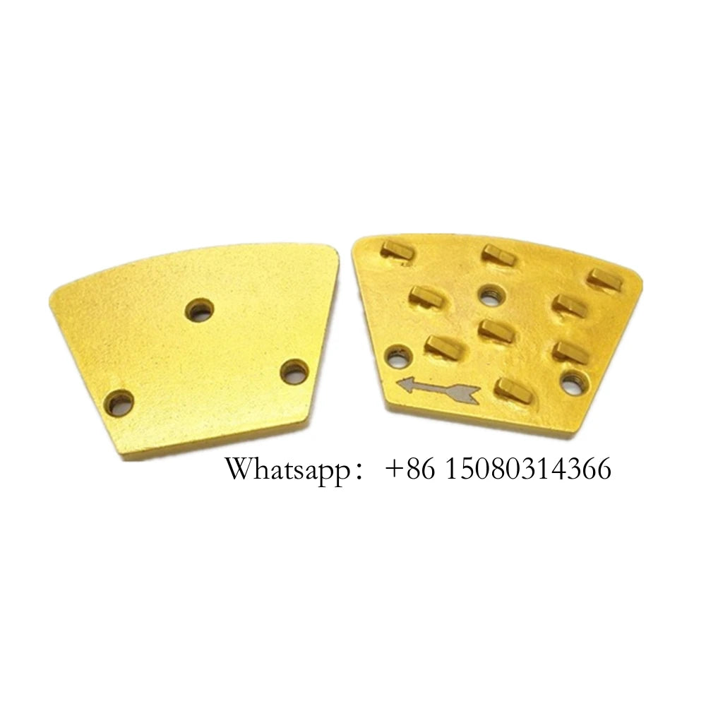 Aggressive PCD Segments Half Reverse Grinding Disc Metal Bond Scraper Concrete Floor Stock Remove Heavy Duty 12PCS