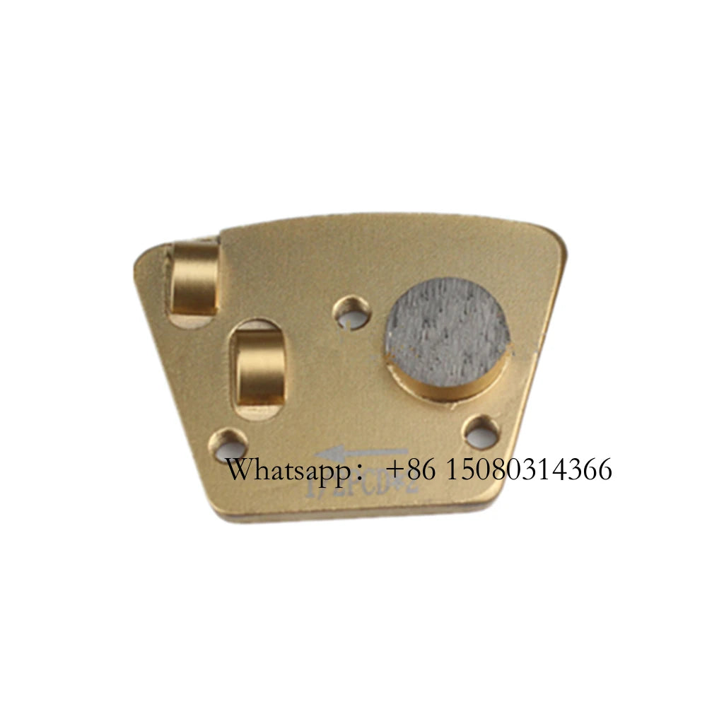 Diamond Blastrac Screw Holes PCD Grinding Shoes Soft Metal Bond Router Disc For Hard Concrete Floor Paints Epoxy 12PCS