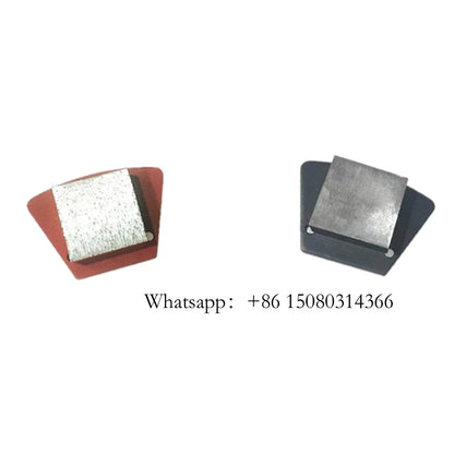 Big Bar Segmented Magnetic Diamond Grinding Shoes Blastrac Metal Bond Concrete Floor Pads For CPS Machine 12PCS