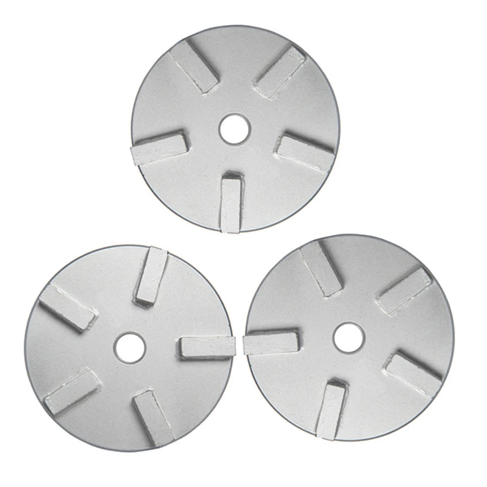 9PCS Diamond Grinding Disc for Metal Steel and Concrete Floor Plate with 4 Inch Screw Connection Hole - Power Tool Accessories