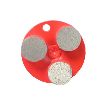 Metal Bond Diamond Plug for Concrete Grinding, 3 Inch Cup Wheel with One Screw Pin and Round Bars 12PCS