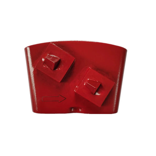 Diamond Metal Bond PCD Grinding Pads Double Quarter Reverse Segments HTC   EZ Type  Epoxy Coating Scraper  Floor  12PCS