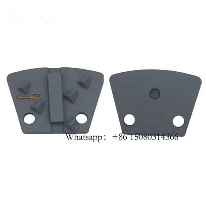 Five Quarter PCD Diamond Concrete Grinding Disc Blastrac Scraper Metal Bond Plate For Coating Removal 12PCS
