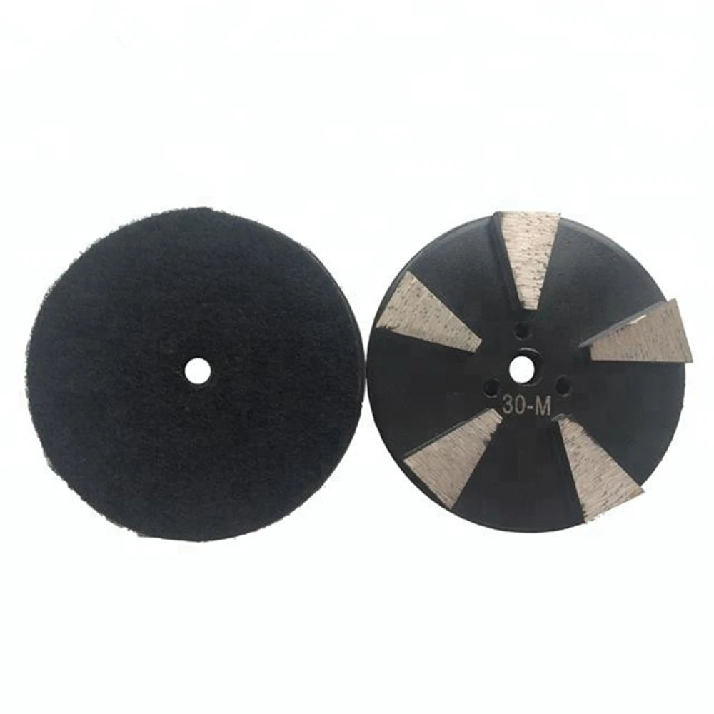 Diamond Grinding Cup Wheel 3 Inch Concrete Pads With Five Segments For Terrazzo and Concrete Floor Polishing 9PCS