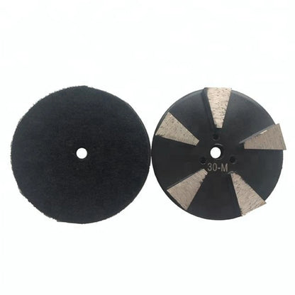 Diamond Grinding Cup Wheel 3 Inch Concrete Pads With Five Segments For Terrazzo and Concrete Floor Polishing 9PCS
