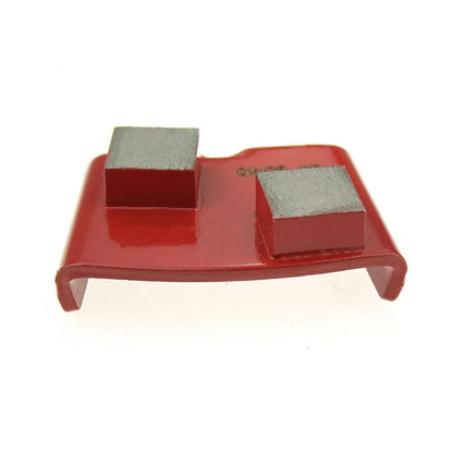 Fast-Locking Concrete Abrasive Grinding Tools: HTC  EZ Floor Pads with Two Square Segments at a Competitive Price  12PCS