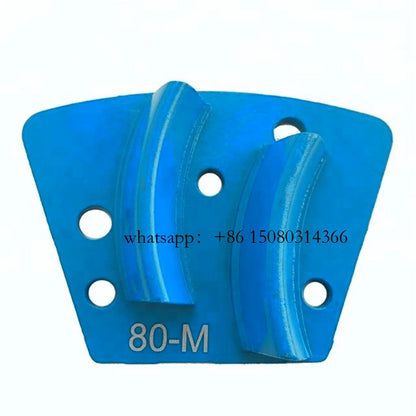 Trapezoid Diamond Grinding Heads Aggressive Drill Segments ASL Concrete Pad - 12PCS Ideal Removing Mastic Thicker Epoxy Coatings