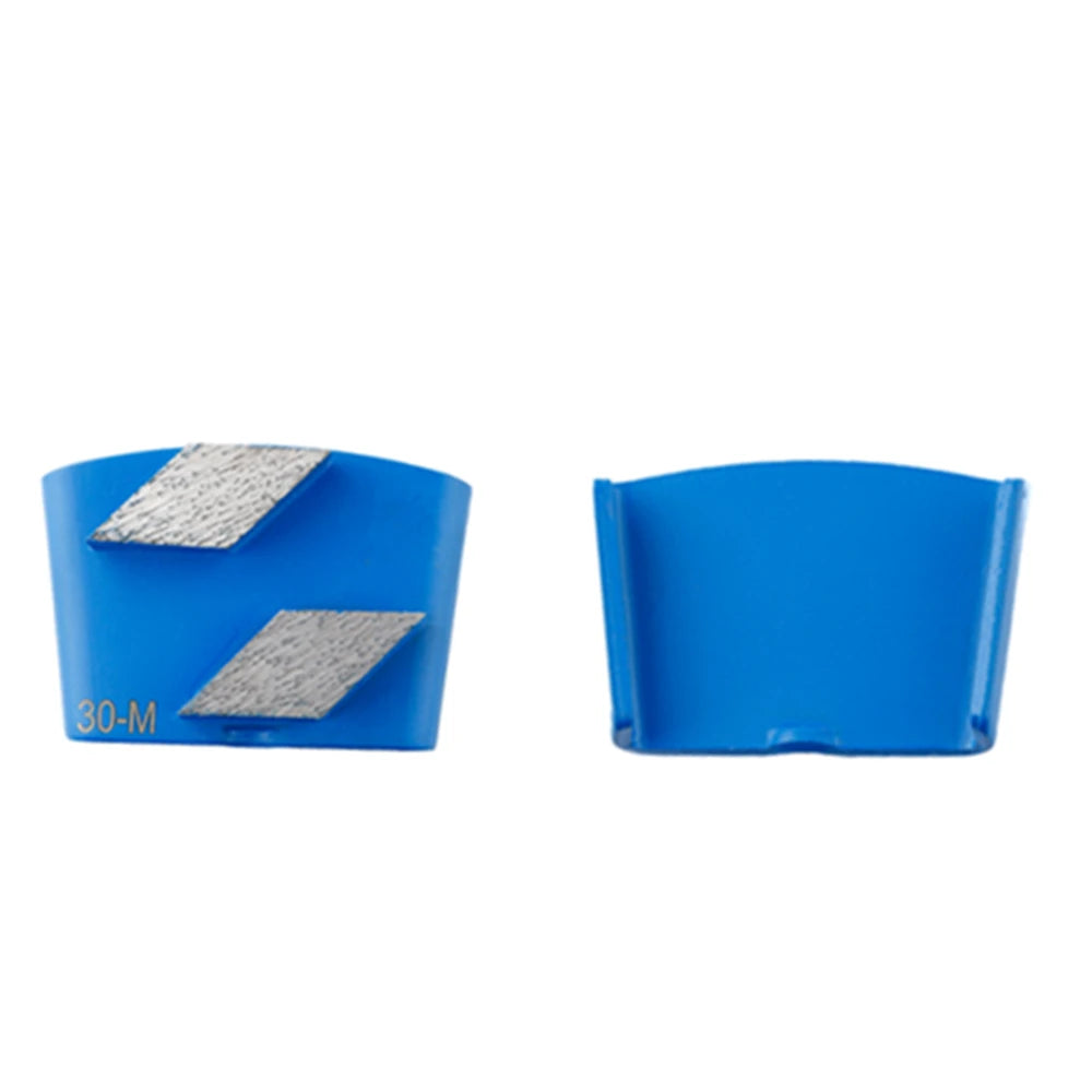 High-Quality Diamond Abrasive Concrete Floor Grinding Blade -HTC  EZ Metal Bond Dry Polishing Pads  Double Rhombus Bars 12PCS