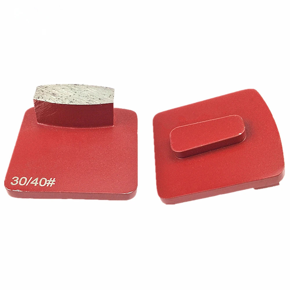 Husqvarna Diamond Grinding Shoes Husqvarna Single Drum Segment Diamond Concrete Grinding Pads  Redi Lock Floor Metal Abrasive Tools For 12PCS