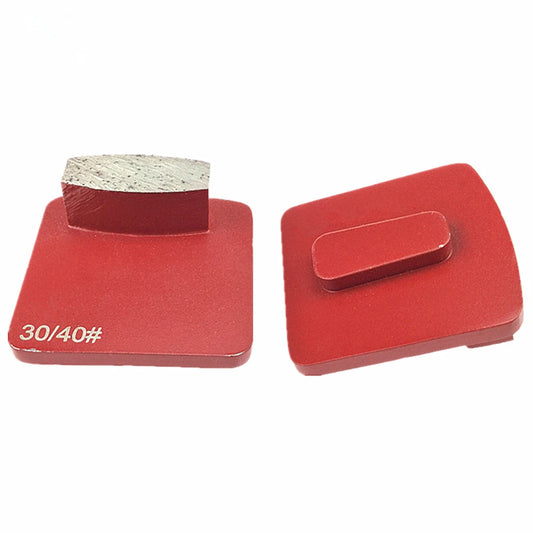 Husqvarna Diamond Grinding Shoes Husqvarna Single Drum Segment Diamond Concrete Grinding Pads  Redi Lock Floor Metal Abrasive Tools For 12PCS