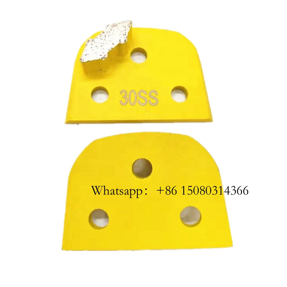 Lavina Quick Lock Metal Scraper Grinding Plate X Series   Diamond Head for Grinding and Polishing Concrete Walls 9pc