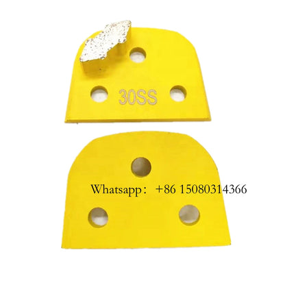 Lavina Quick Lock Metal Scraper Grinding Plate X Series   Diamond Head for Grinding and Polishing Concrete Walls 9pc