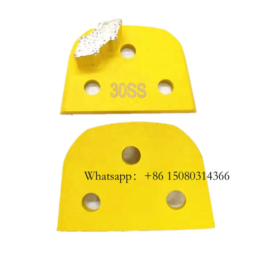 Lavina Quick Lock Metal Scraper Grinding Plate X Series   Diamond Head for Grinding and Polishing Concrete Walls 9pc