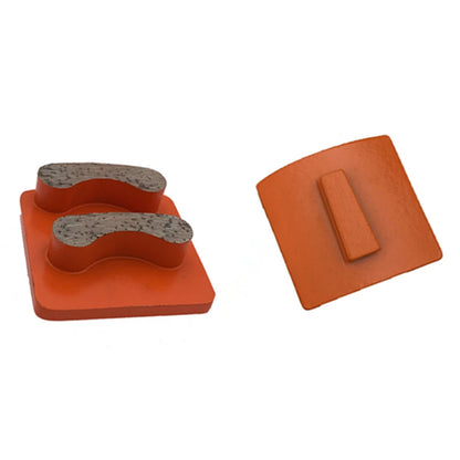 Husqvarna Diamond Grinding Shoes Concrete Block New Design Segments Metal Floor Pads Two Phone Teeth Polishing Disc For GBScanmakin Redi Lock 12PCS