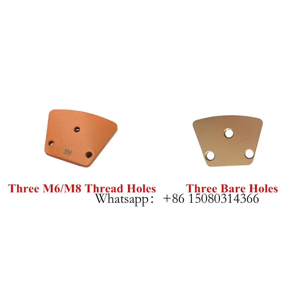 ASL  Blastrac Rhombus Segments Three Quarter PCD Grinding Shoes ASL Floor Polishing Plate Removing Mastic Thicker Epoxy 12PCS