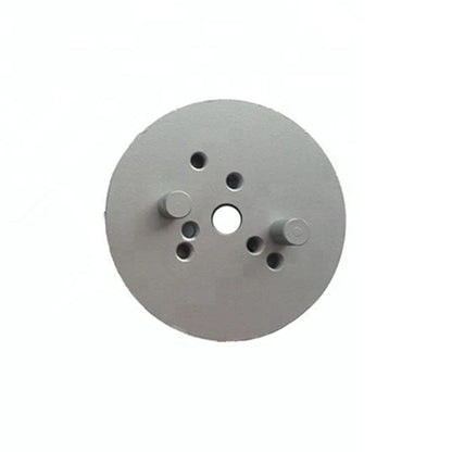 Double Post Concrete Grinding Wheel with 6 Diamond Bond Segments - 4 Inch Terrco Abrasive Plates - Set of 9PCS