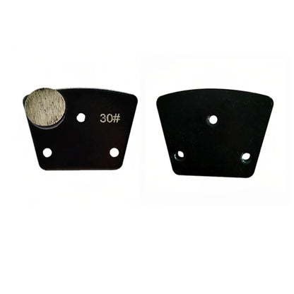 Metal Bond Trapezoid Diamond Grinding Shoes with Single Round Segment Head for Concrete Floor Coating Removal 12PCS