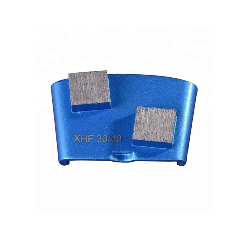 Fast-Locking Concrete Abrasive Grinding Tools: HTC  EZ Floor Pads with Two Square Segments at a Competitive Price  12PCS