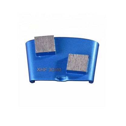 Fast-Locking Concrete Abrasive Grinding Tools: HTC  EZ Floor Pads with Two Square Segments at a Competitive Price  12PCS
