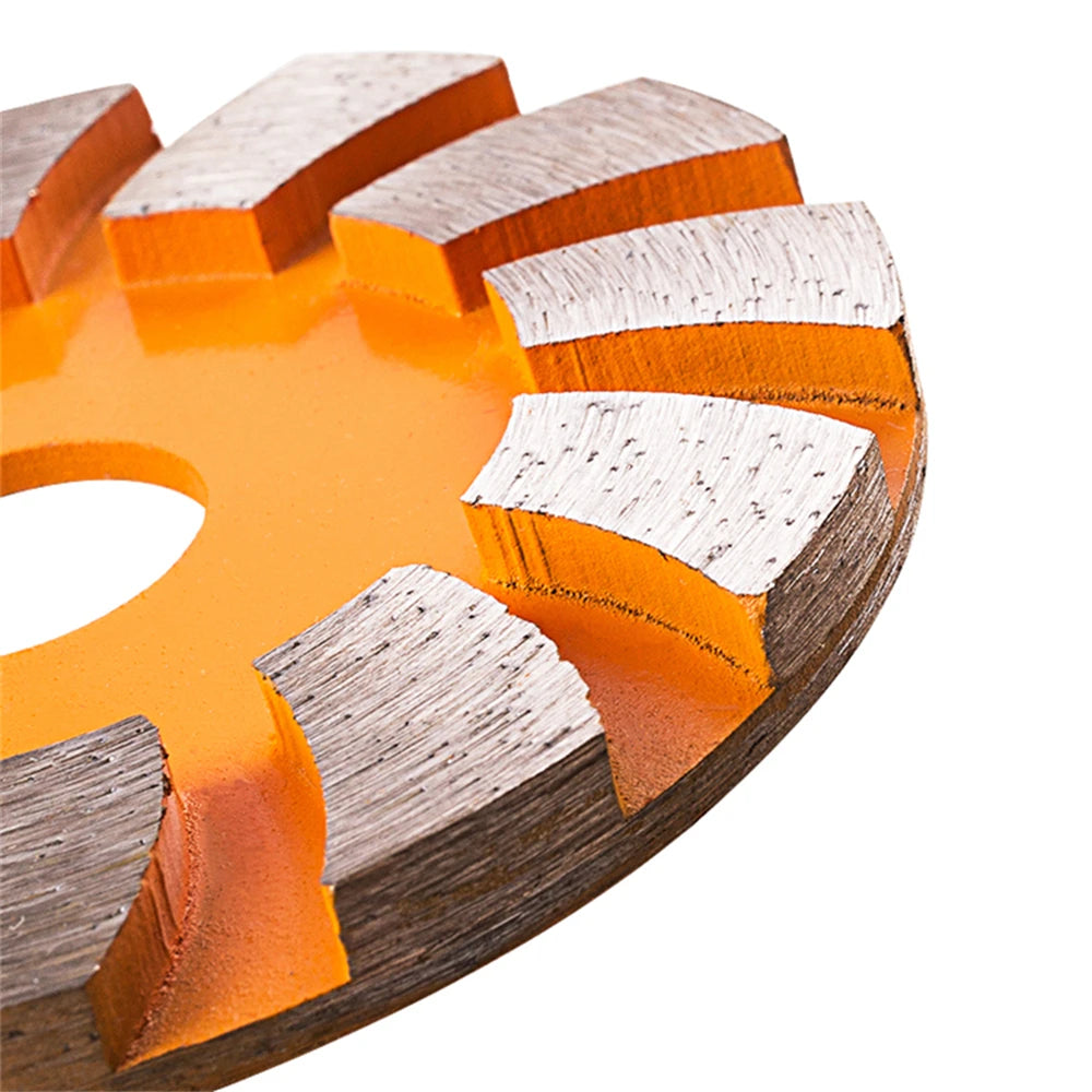 9PCS Diamond Grinding Disc Set for Concrete, Granite and Marble- 3 Inch Turbo Row Segmented Disc with 4 Stone Pads