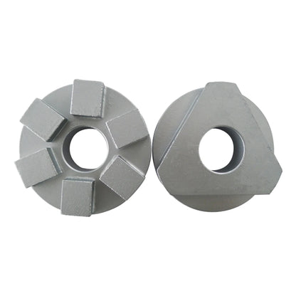 9PCS Triangle Lock Concrete Grinding Puck With Six Segments 4 Inch D100mm Diamond Plate For Stone And