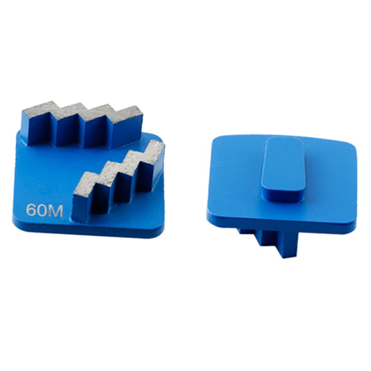 Husqvarna  Redi Lock Diamond Grinding Block  Aggressive Zigzag Diamond Grinding Shoes  Concrete Floor Compatible Redi Lock Scanmaskin Grinder Machine 9PCS