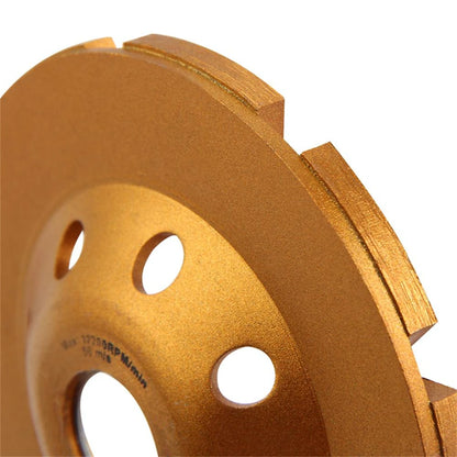 Efficiently Grind Concrete Floors with 100/115mm Double Row Diamond Cup Wheel - 5/7 Inch Disc for Angle Grinder  9PCS