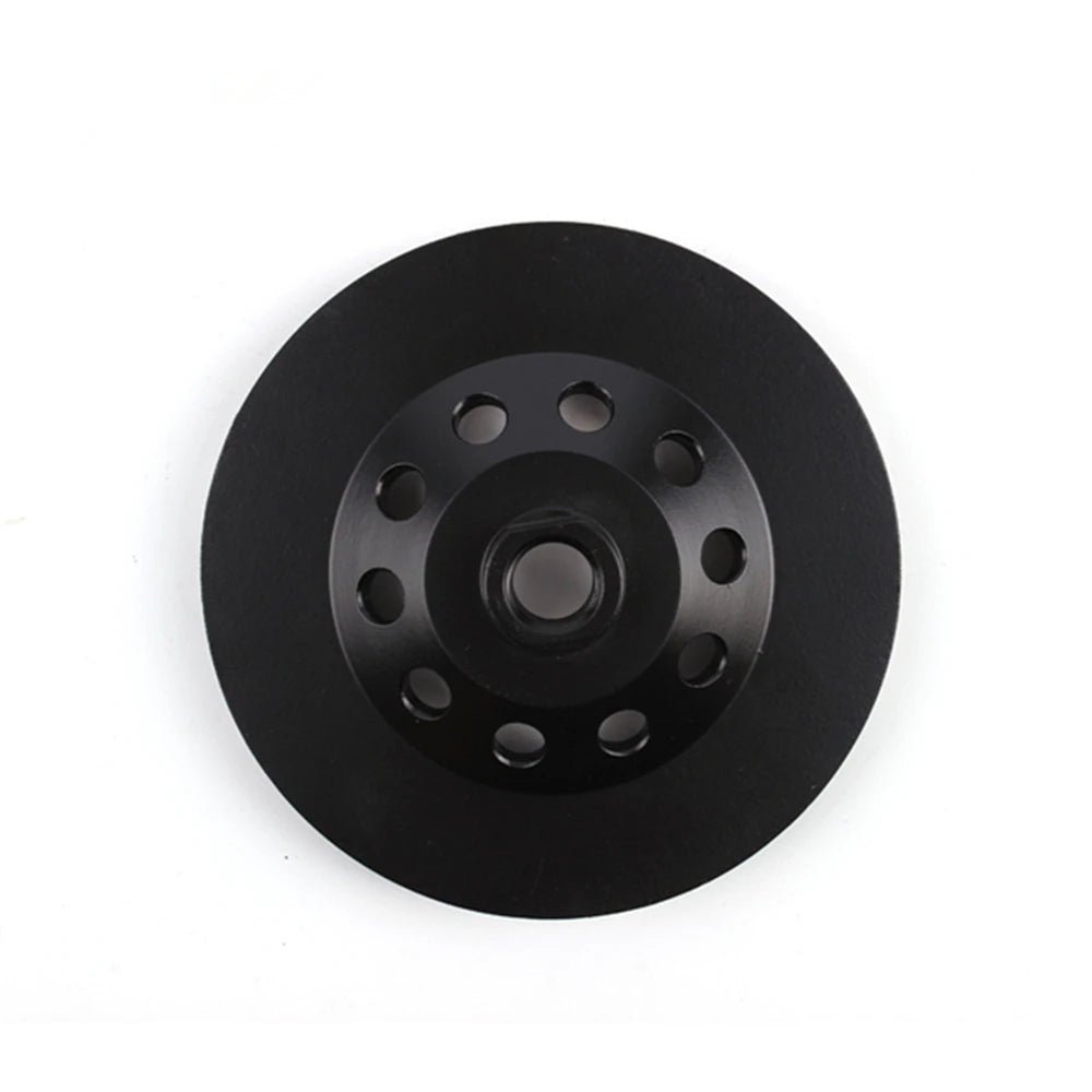 6 Inch Diamond Stone Grinding Pad for Concrete Floors with Eight Arrow Segments and M14 Screw Hole for Angle Grinder Set of 9PCS