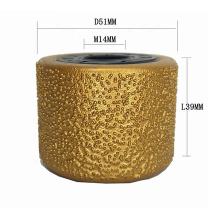 Bush Hammer Diamond Tools  Wheel For Granite Marble Litchi Surface And For Exterior Tiles And Floor Stone 2PCS