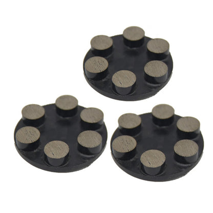 Diamond Grinding Disc 9PC Metal Bond Concrete Disk for Floor Grinder Tools with Six Round Grinding Bars