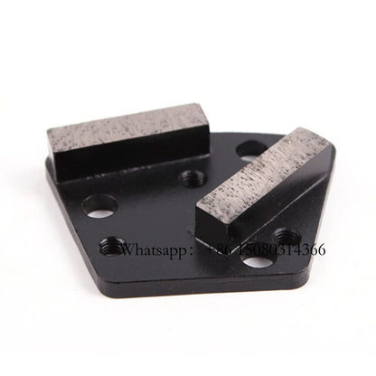 ASL Blastrac Grinding Segments Trapezoid Six Holes Blank M6 Thread Connection Klindex Shoes For ASL Grinder 12PCS