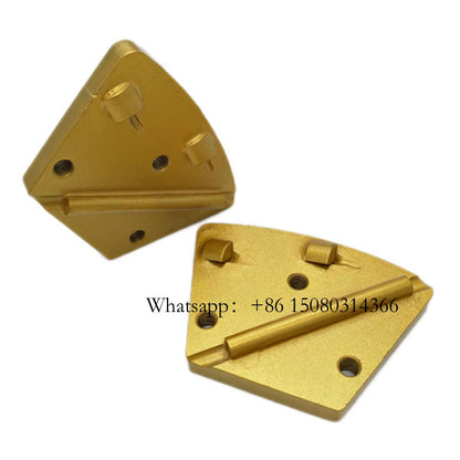 Clockwise Grinding Rotation PCD Floor Pad Diamond TCT Round Bar Removal Wings For Thick Epoxy Coating Removing 12PCS