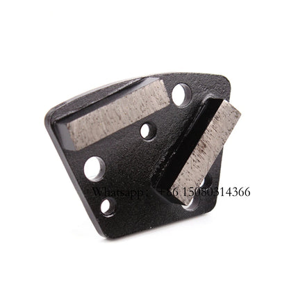 ASL Blastrac Grinding Segments Trapezoid Six Holes Blank M6 Thread Connection Klindex Shoes For ASL Grinder 12PCS